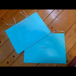 Tiffany blue shopping bags x5